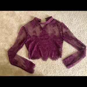 FashionNova Lace Top Size Small